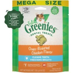 Greenies Feline Oven Roasted Chicken Flavor Adult Dental Cat Treats