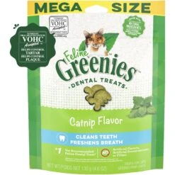 Greenies Feline Catnip Flavor Adult Dental Cat Treats