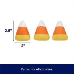 Frisco Halloween Candy Corn Plush Cat Toy With Catnip -Pawfect Care 218645 PT1. AC SS1800 V1689877948