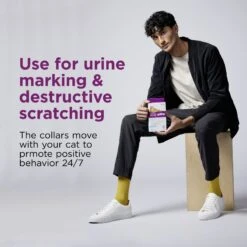 Comfort Zone On-The-Go Breakaway Calming Collar For Cats -Pawfect Care 219674 PT1. AC SS1800 V1688159383