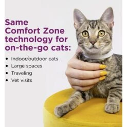 Comfort Zone On-The-Go Breakaway Calming Collar For Cats -Pawfect Care 219674 PT2. AC SS1800 V1688144827