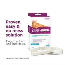 Comfort Zone On-The-Go Breakaway Calming Collar For Cats -Pawfect Care 219674 PT5. AC SS1800 V1688156835