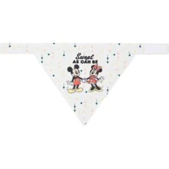 Disney Mickey Mouse & Minnie Mouse "Sweet As Can Be" Reversible Dog & Cat Bandana -Pawfect Care 220293 PT2. AC SS1800 V1637681865