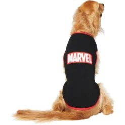 Marvel Logo Dog & Cat T-Shirt, Black -Pawfect Care 220338 PT3. AC SS1800 V1624596763