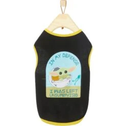 STAR WARS THE MANDALORIAN GROGU "Left Unsupervised" Dog & Cat T-Shirt -Pawfect Care 220345 PT4. AC SS1800 V1646175951