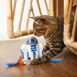 STAR WARS R2-D2 Plush Kicker Cat Toy With Catnip -Pawfect Care 220866 PT3. AC SS1800 V1624648601