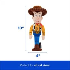 Pixar Woody Plush Kicker Cat Toy With Catnip -Pawfect Care 221063 PT1. AC SS1800 V1698956951