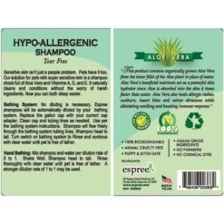 Espree Hypoallergenic Bathing System Formula Dog & Cat Shampoo -Pawfect Care 221419 PT2. AC SS1800 V1590170161