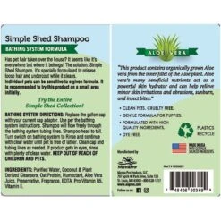 Espree Simple Shed Bathing System Formula Dog & Cat Shampoo -Pawfect Care 221423 PT2. AC SS1800 V1590170161
