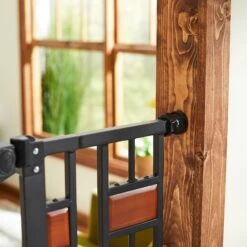 Frisco Wood Accents Extra Tall Auto-close Dog Gate -Pawfect Care 221968 PT3. AC SS1800 V1595282171