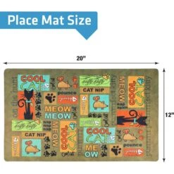 Drymate Absorbent Cat Bowl Food Mat -Pawfect Care 222031 PT3. AC SS1800 V1690487470