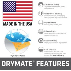 Drymate Absorbent Cat Bowl Food Mat -Pawfect Care 222031 PT5. AC SS1800 V1690487500