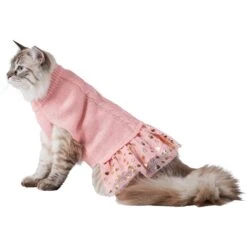Frisco Cable Knit Dog & Cat Sweater Dress -Pawfect Care 223706 PT2. AC SS1800 V1608819438