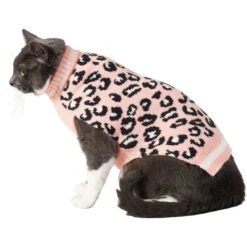 Frisco Leopard Print Dog & Cat Sweater