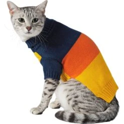 Frisco Colorblock Dog & Cat Turtleneck Sweater With Sleeves -Pawfect Care 223819 PT2. AC SS1800 V1599481036