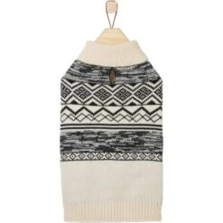 Frisco Black & Cream Turtleneck Sweater -Pawfect Care 223850 PT3. AC SS1800 V1599053779