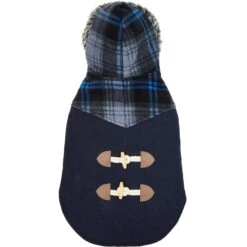 Frisco Plaid Hooded Insulated Dog & Cat Peacoat -Pawfect Care 223874 PT5. AC SS1800 V1599160901