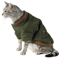 Frisco Mediumweight Insulated Quilted Bomber Dog & Cat Coat -Pawfect Care 223977 PT2. AC SS1800 V1608820392