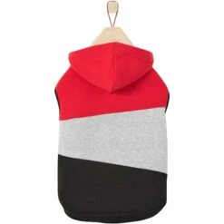 Frisco Colorblock Dog & Cat Sleeveless Hoodie