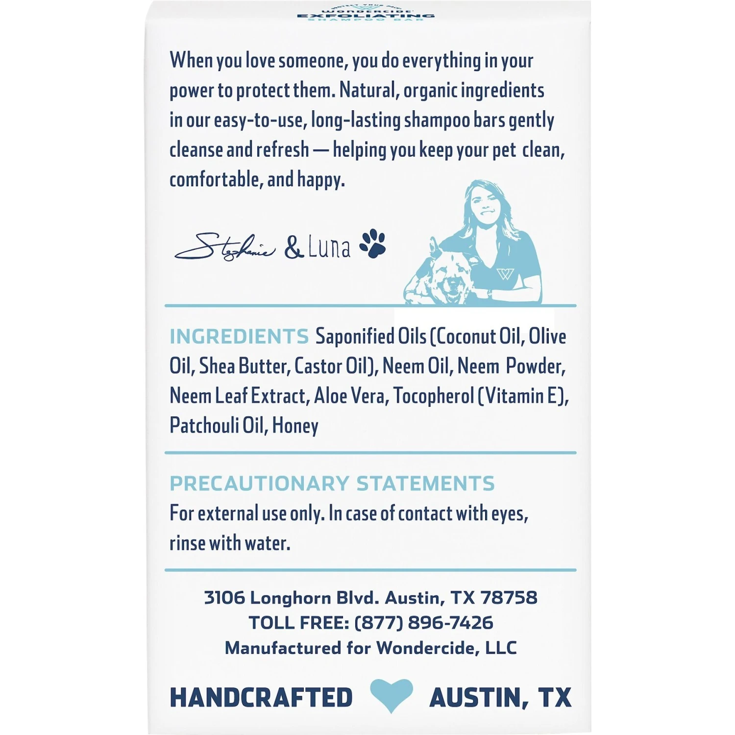 Wondercide Exfoliating Neem Bark & Patchouli Dog & Cat Shampoo Bar, 4-oz Bar 4 Wondercide Exfoliating Neem Bark & Patchouli Dog & Cat Shampoo Bar, 4-oz Bar - Image 2