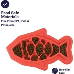 Petstages Fishie Fun Cat Feed Mat -Pawfect Care 227084 PT3. AC SS1800 V1636511061