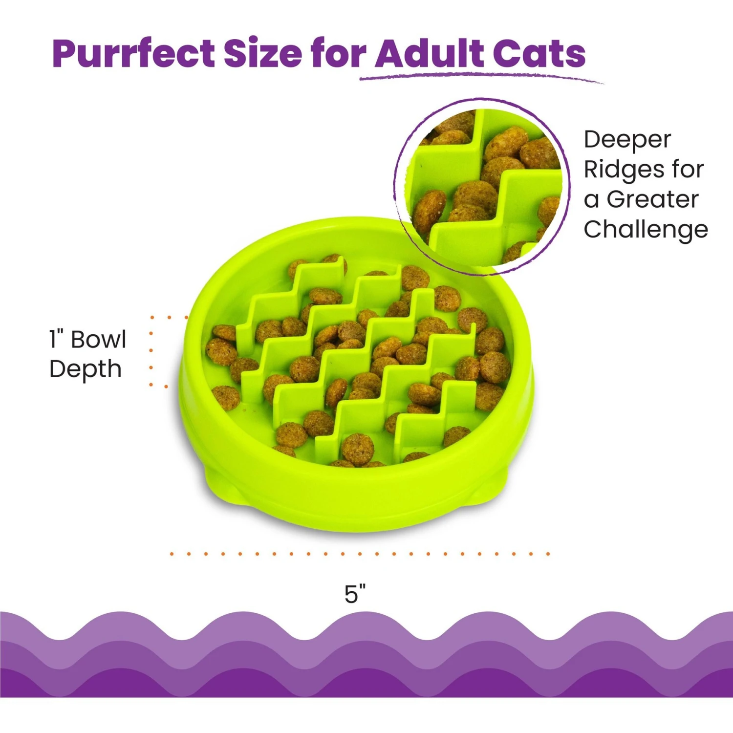 Petstages Kitty Slow Feeder 7 Petstages Kitty Slow Feeder - Image 5