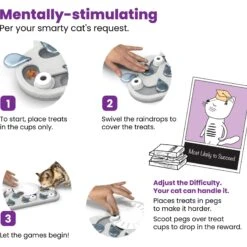 Nina Ottosson By Outward Hound Rainy Day Puzzle & Play Cat Toy -Pawfect Care 227102 PT5. AC SS1800 V1636519621