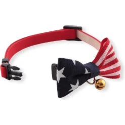 Necoichi My Cat For President Cotton Breakaway Cat Collar With Bell -Pawfect Care 230665 PT3. AC SS1800 V1631313373