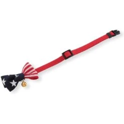 Necoichi My Cat For President Cotton Breakaway Cat Collar With Bell -Pawfect Care 230665 PT4. AC SS1800 V1631309779