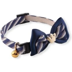 Necoichi Regal Crown Cotton Breakaway Cat Collar With Bell -Pawfect Care 230669 PT2. AC SS1800 V1631309519