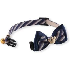 Necoichi Regal Crown Cotton Breakaway Cat Collar With Bell -Pawfect Care 230669 PT3. AC SS1800 V1631309233