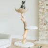 Mau Lifestyle Uni 41-in Faux Fur Basket Bed Cat Tree -Pawfect Care 235558 MAIN. AC SS1800 V1632783683