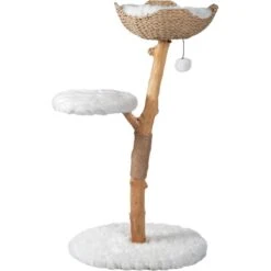 Mau Lifestyle Uni 41-in Faux Fur Basket Bed Cat Tree -Pawfect Care 235558 PT8. AC SS1800 V1632782483