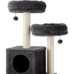 Frisco 55-in Faux Fur Cat Tree & Condo -Pawfect Care 236542 PT3. AC SS1800 V1615987317