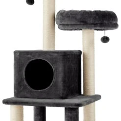 Frisco 55-in Faux Fur Cat Tree & Condo -Pawfect Care 236542 PT4. AC SS1800 V1615987677