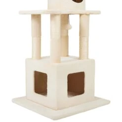 Frisco 54 In Faux Fur Cat Tree & Condo -Pawfect Care 236551 PT4. AC SS1800 V1637693844