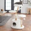 Frisco Natural Wood Modern Cat Tree With Toy, Ivory, Large -Pawfect Care 236563 MAIN. AC SS1800 V1616522232