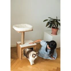 Catry 29.7-in Modern Jute Cat Tree & Condo -Pawfect Care 244330 PT2. AC SS1800 V1637101329