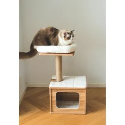 Catry 29.7-in Modern Jute Cat Tree & Condo -Pawfect Care 244330 PT4. AC SS1800 V1637107947