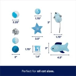 Frisco Holiday Stocking Variety Pack Cat Toy With Catnip, 25 Count -Pawfect Care 244939 PT2. AC SS1800 V1694809487