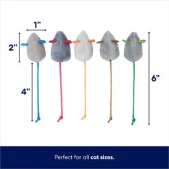 Frisco Mice Plush Cat Toy With Catnip -Pawfect Care 245899 PT1. AC SS1800 V1674080694