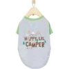 Frisco Happy Lil' Camper Dog & Cat T-Shirt -Pawfect Care 248789 MAIN. AC SS1800 V1673304393