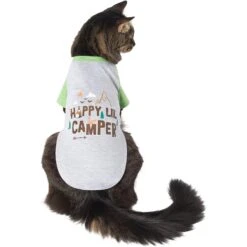 Frisco Happy Lil' Camper Dog & Cat T-Shirt -Pawfect Care 248789 PT2. AC SS1800 V1644959832