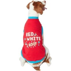 Frisco Red, White & Boop Dog & Cat T-Shirt -Pawfect Care 249242 PT3. AC SS1800 V1624598568