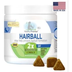 Four Paws Healthy Promise Soft Chews Hairball Control Cat Supplement, 90 Count -Pawfect Care 249512 PT2. AC SS1800 V1597934837