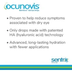 Ocunovis Dog & Cat Gel Eye Drops -Pawfect Care 250700 PT7. AC SS1800 V1613590278