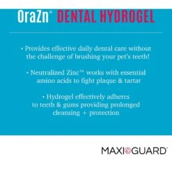 MAXI/GUARD OraZn Cat, Dog & Small Pet Dental Gel 8 MAXI/GUARD OraZn Cat, Dog & Small Pet Dental Gel -Pawfect Care 251383 PT3. AC SS1800 V1602537667