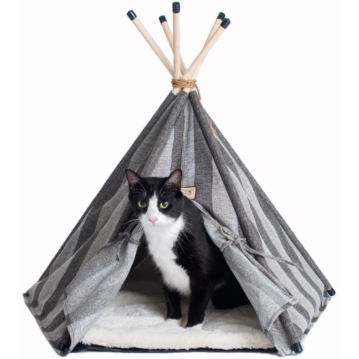 Armarkat Teepee Style Cat Bed 3 Armarkat Teepee Style Cat Bed