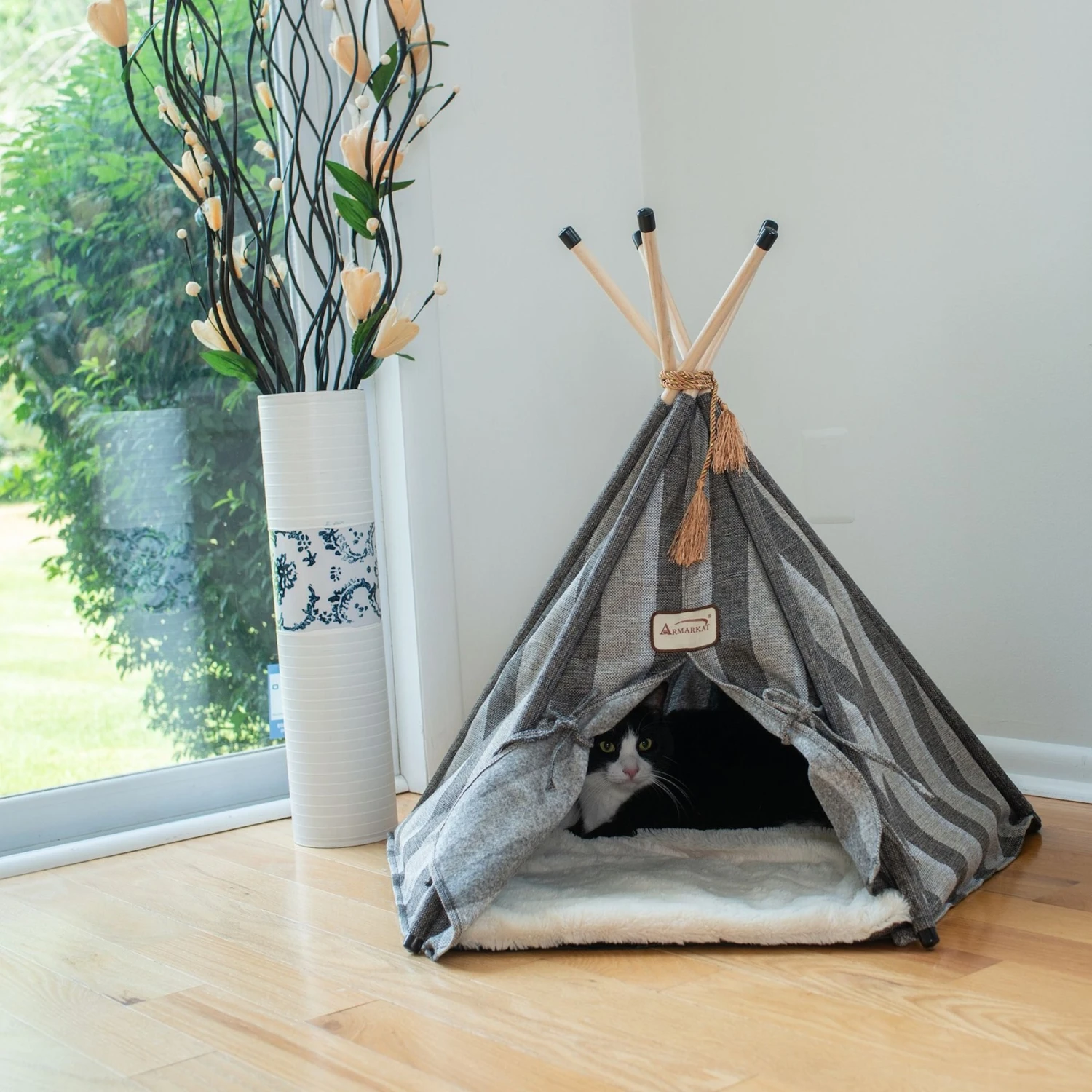 Armarkat Teepee Style Cat Bed 6 Armarkat Teepee Style Cat Bed - Image 4