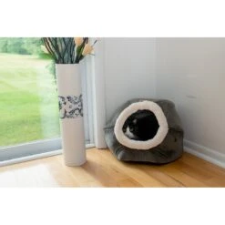 Armarkat Gray Velvet Cat Bed 15 Armarkat Gray Velvet Cat Bed -Pawfect Care 251459 PT4. AC SS1800 V1599264986